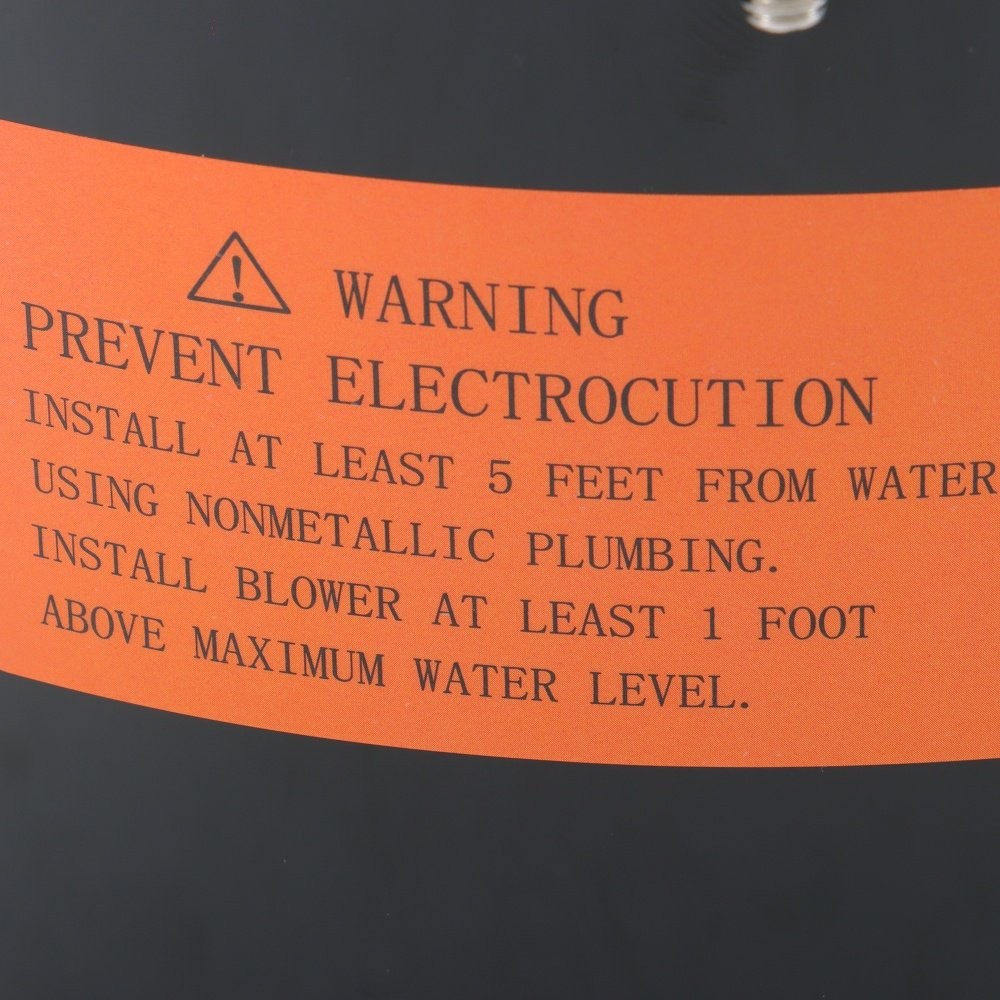 6315141 Air Supply Silencer Blower Motor 1.5 HP 120V 7.3 Amps For Hot Tubs & Spa