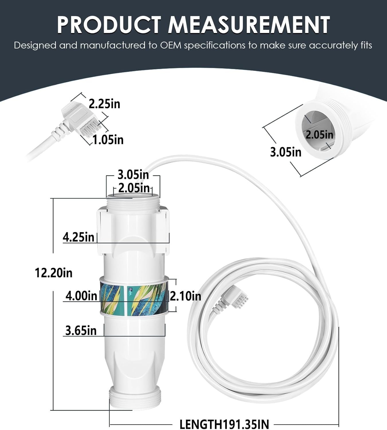 T-CELL-15-SWP Salt ChIorination Cell Replacement for Hayward TurboCell T-15
