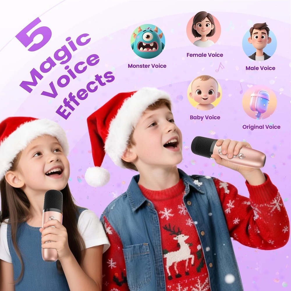 Wireless Karaoke Machine - Ideal for Parties with Bluetooth and Multiple Inputs