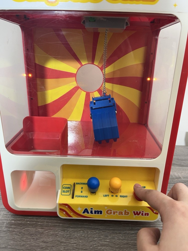 Claw Machine Arcade Toy with LED Light & Adjustable Sound,