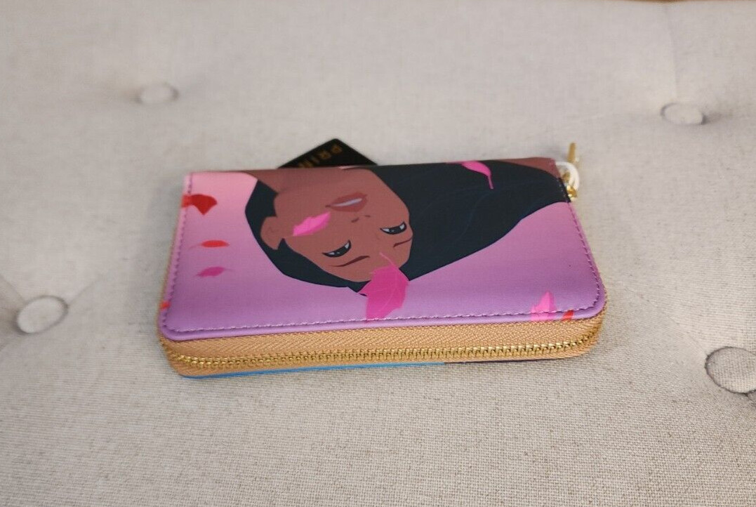 Loungefly Disney Pocahontas Princess Scenes Wallet Zip Around NEW