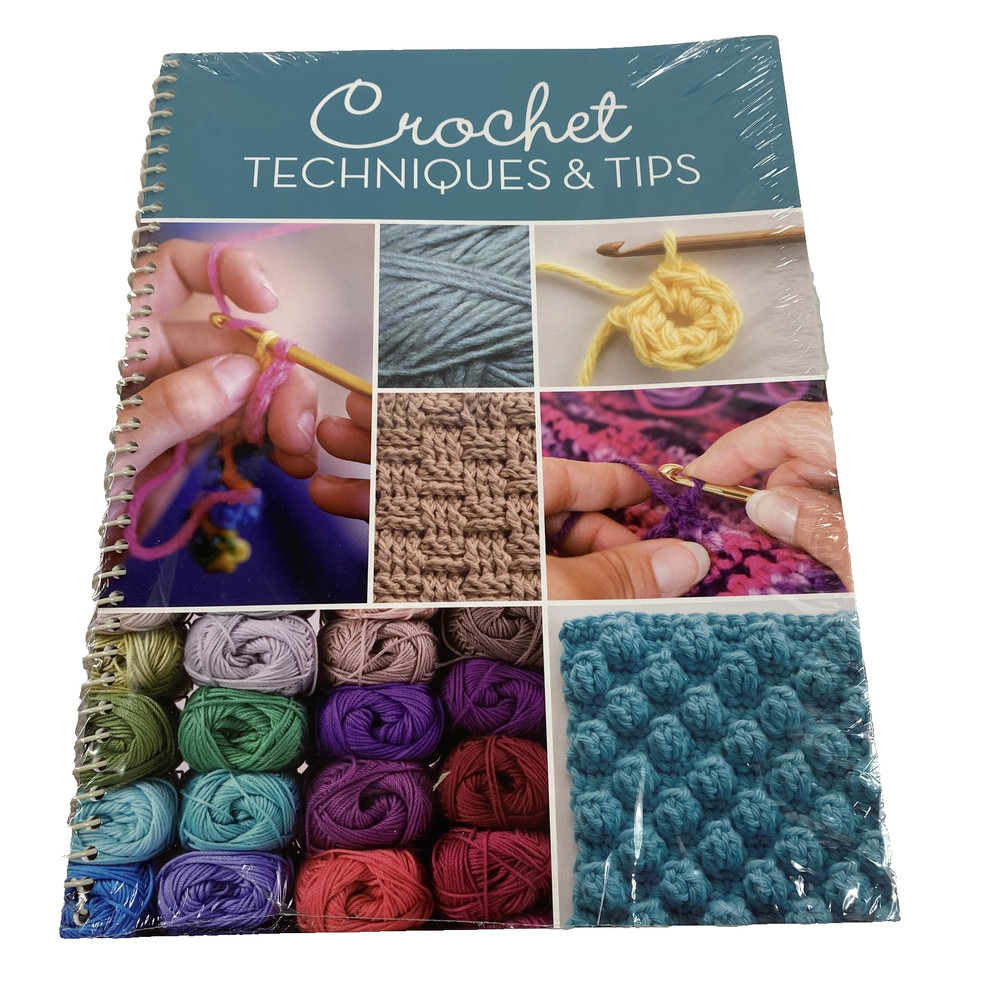 Crochet Techniques Tips Patterns Projects Spiral Books Set Beginner Guide Lot Ne