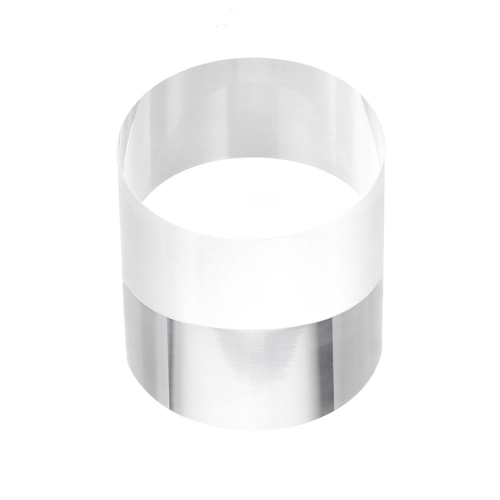 Clear Acrylic Solid Cylinder Round Display Riser, 2 Inches x 2 Inches