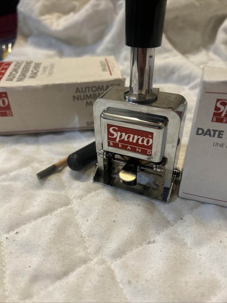 Sparco Automatic Numbering Machine SPR80057 5 Wheel 7 Movement