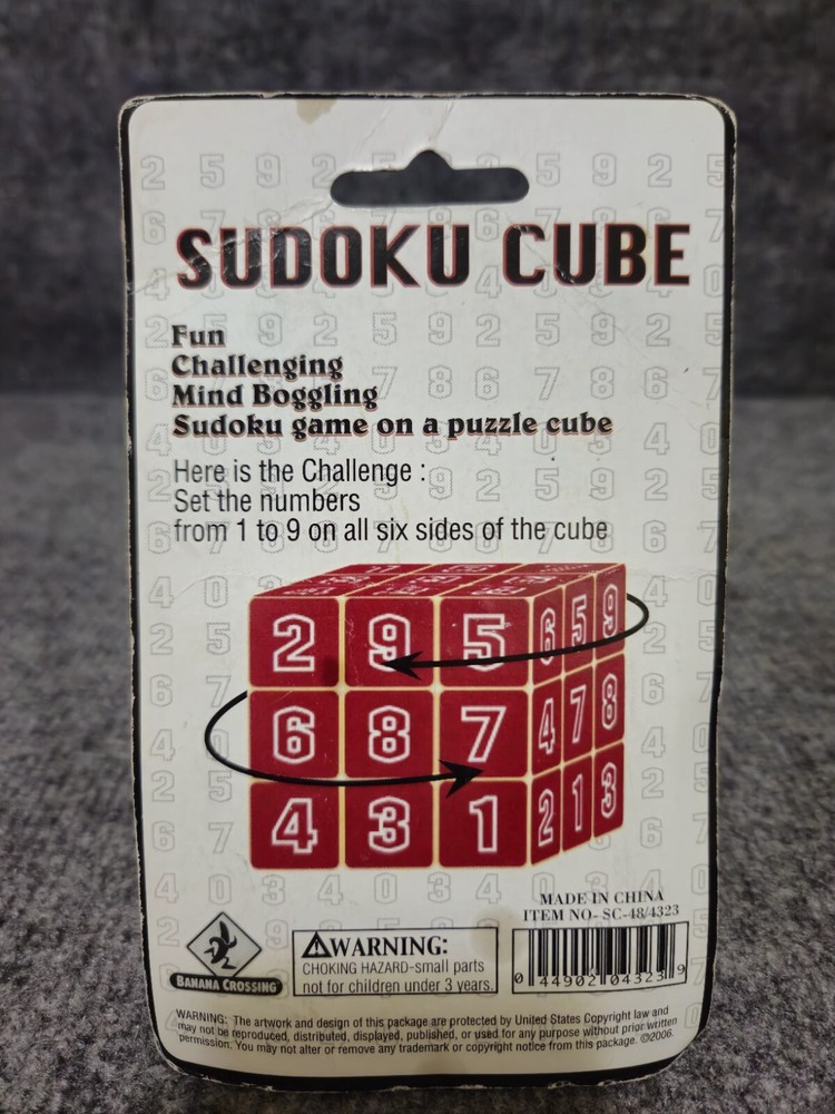 SUDOKU CUBE Game