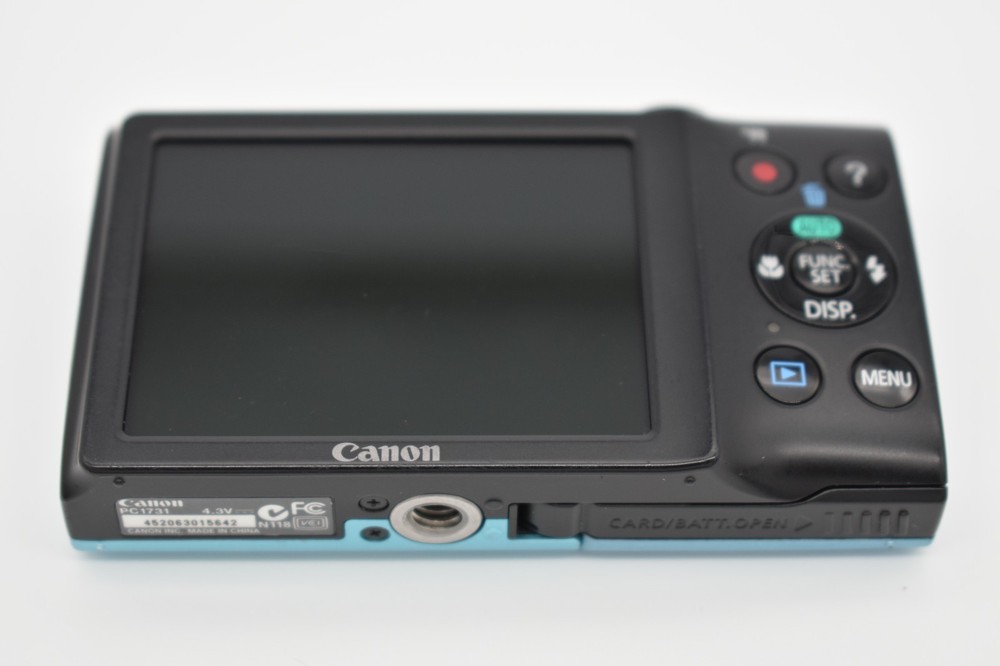 Canon PowerShot A2400 IS Blue 16.0MP Digital Camera Bundle - FULLY TESTED ✅