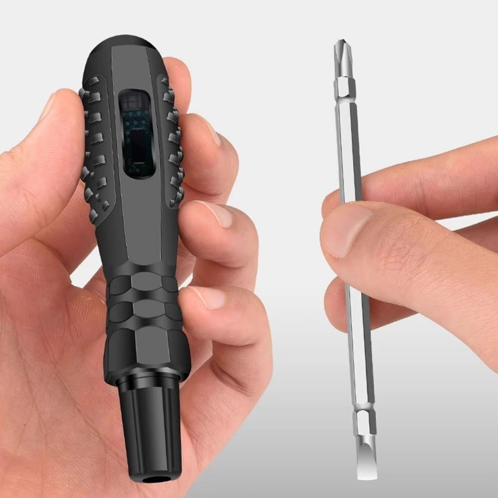 Dual Purpose Electric Tester with Screwdriver Functionality for Line Detection