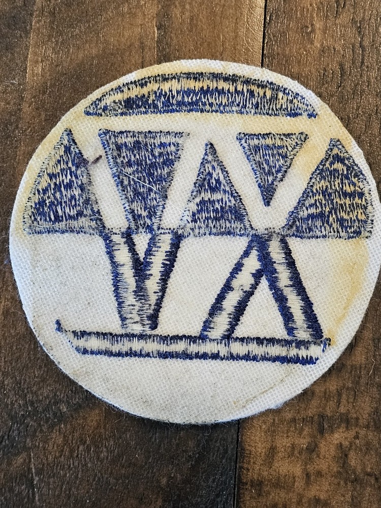 WWII US Army 15th Corps White Wool Patch L@@K!!! A Nice Copy