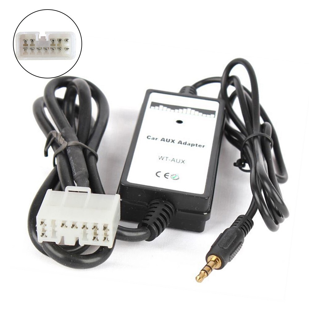Car Music Interface Adapter Audio 3.5mm AUX Input For Toyota