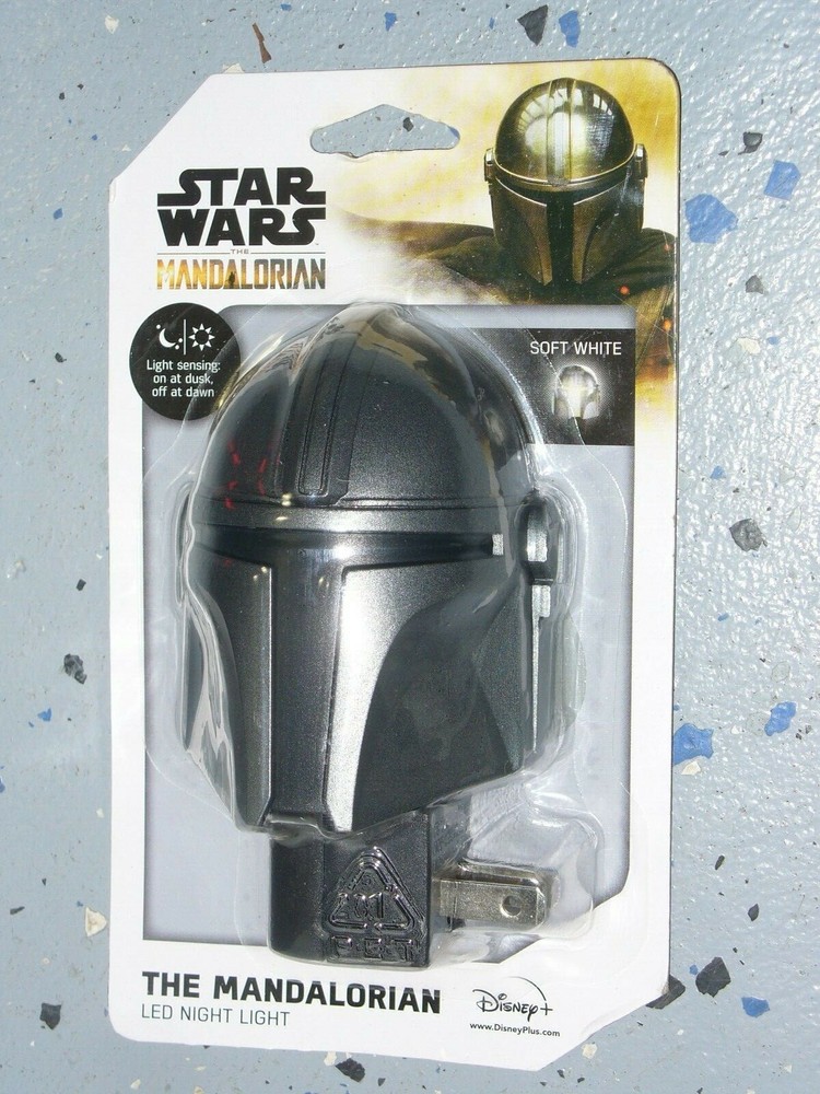 Star Wars The Mandalorian LED Night Light - Soft White - Light Sensing