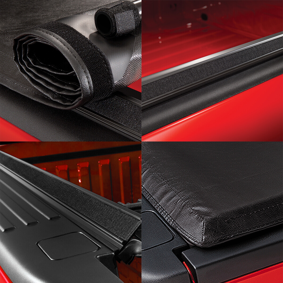 FOR 99-07 CHEVY SILVERADO/GMC SIERRA 6.5FT BED SOFT VINYL ROLL-UP TONNEAU COVER