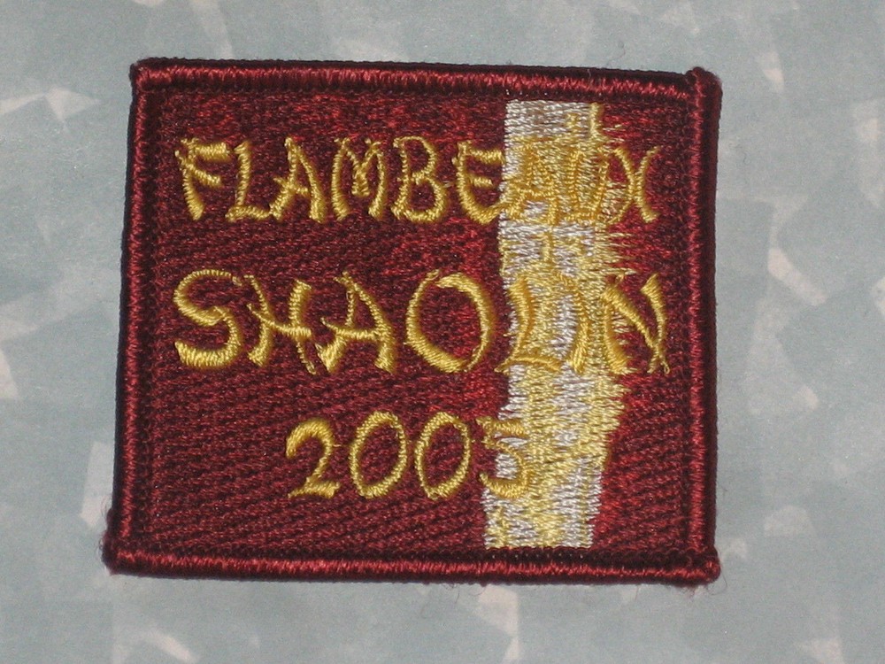 Flambeaux the Sholin 2003 Patch - 2 1/4" x 2"
