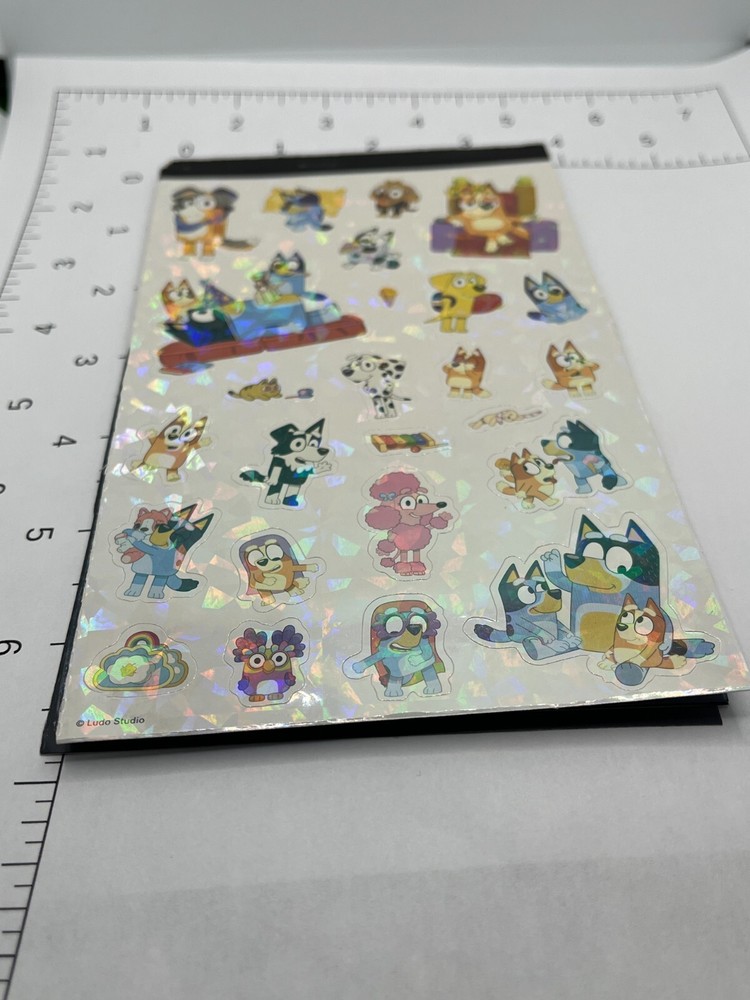 BLUEY sticker sheet children's show 2