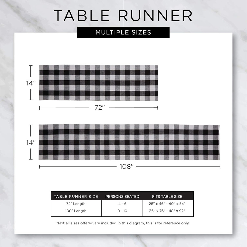 DII Variegated Tabletop Collection, Table Runner3x72, Spice