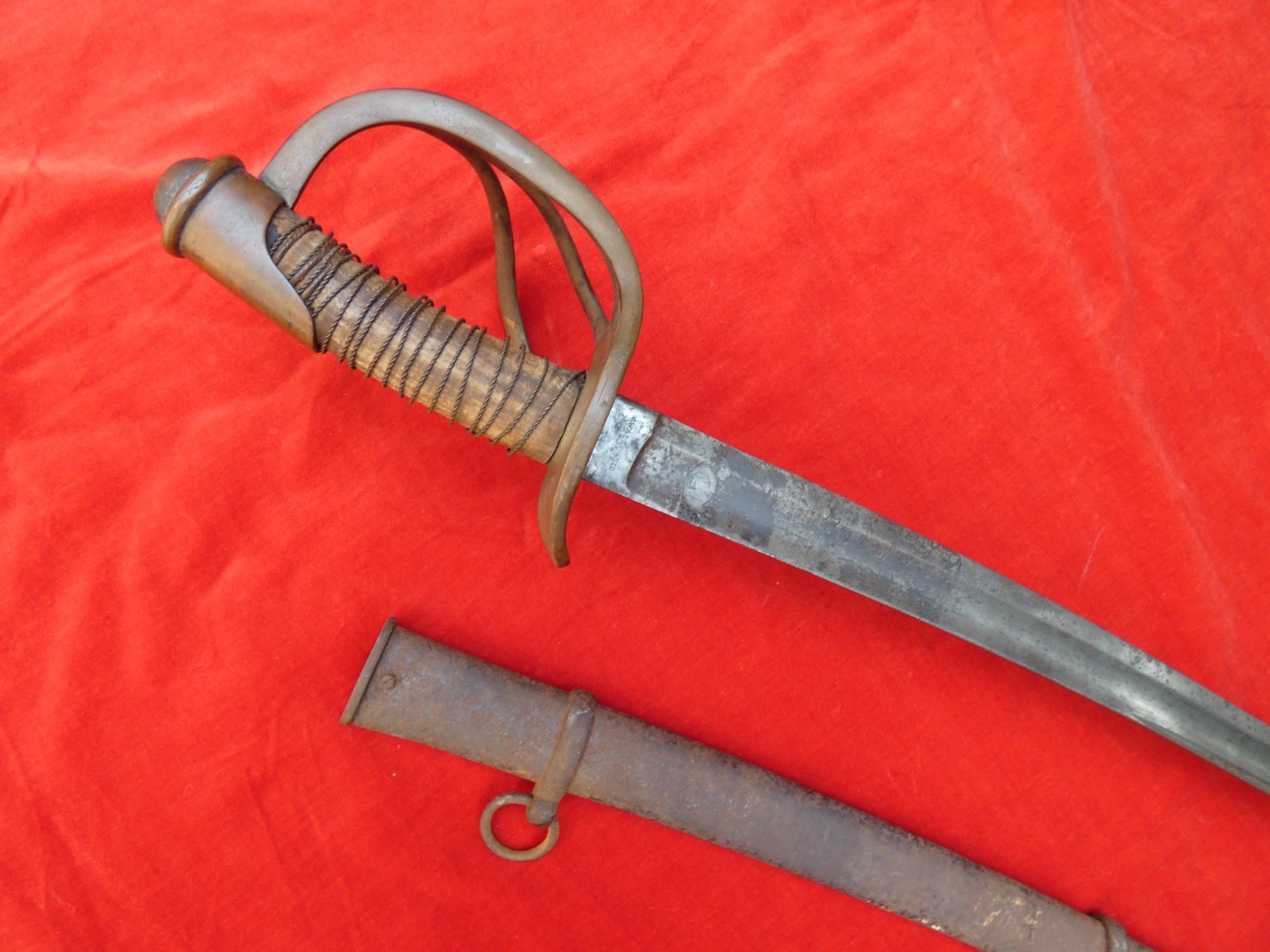 ANTIQUE AMERICAN M1840 WRIST BREAKER CAVALRY SABER CIVIL WAR sword dagger blade