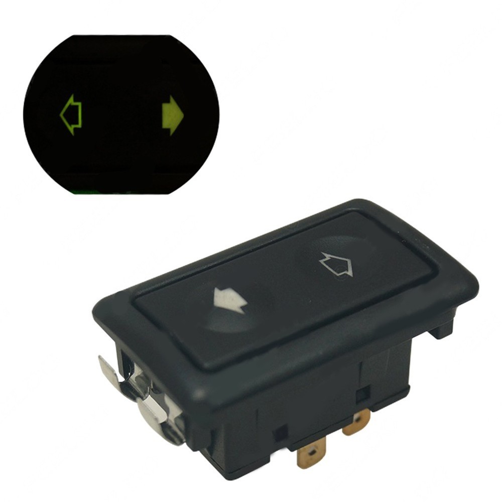 Non Deformable For Window Switch Button for All Autos with Green LED Light