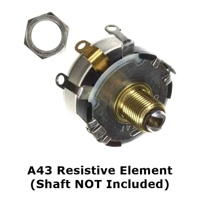 Clarostat A43-2000, 2W 2K Ohm Linear Wirewound Potentiometer Element ~ NO SHAFT