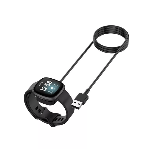 Wireless USB Fast Charging Dock Cable Charger For Fitbit Watch Sense, Versa 3