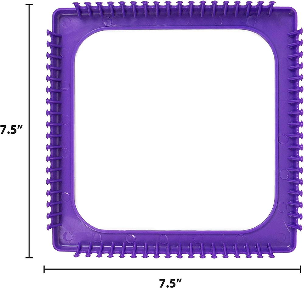 Steps Weaving Loom Beginner Loom DIY Potholders Weaving Loom