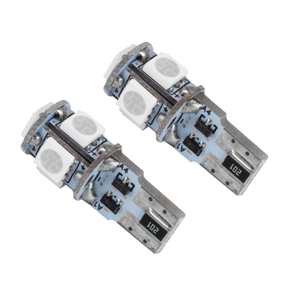 Oracle for T10 5 LED 3 Chip SMD Bulbs (Pair) - Blue