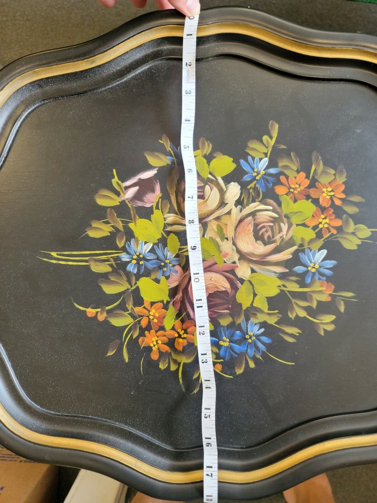 Vintage Tilt Top Side Table Replica 24" tall