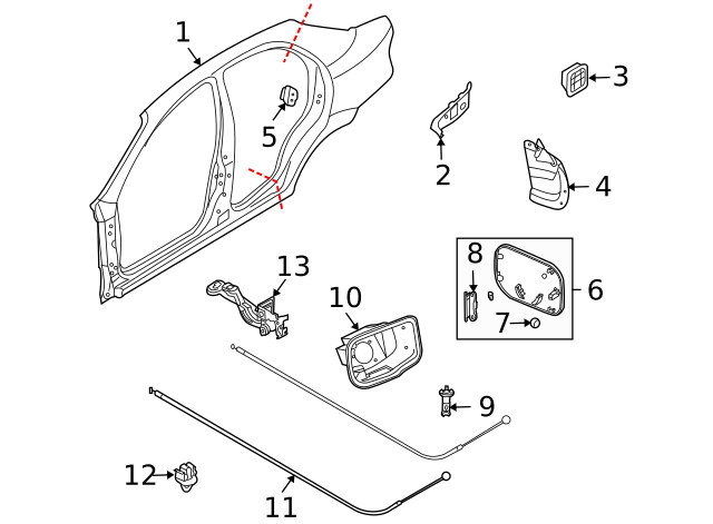 Genuine GM Lower Extension 96533396