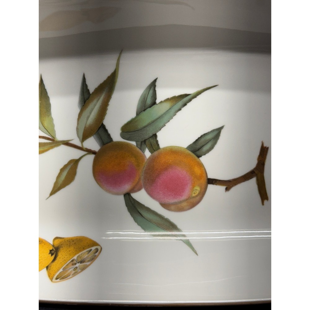 Vintage Royal Worcester Evesham Gold Oven-to-Table Rectangular Serving Dish