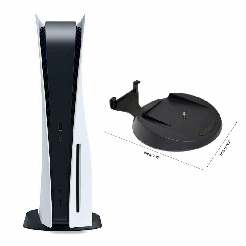 Vertical Stand Game Console Holder Base w/Screw for PS5 Console Replacement New