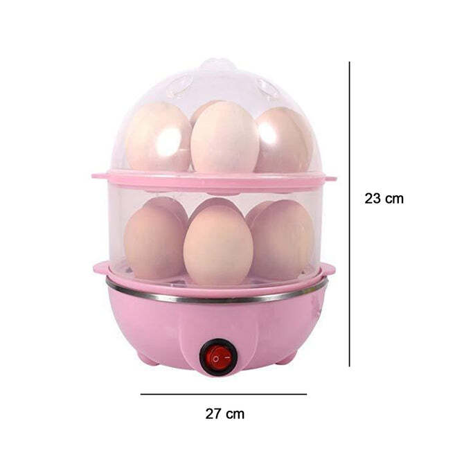 Multi-function 2 Layer 14 Egg Cooker Boilers And Vegetable Steamer.