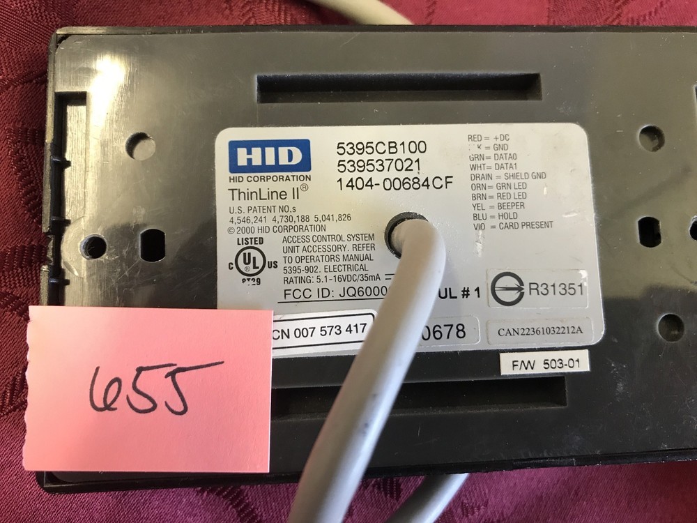 HID ThinLine II Proximity Card Reader 5395CB100
