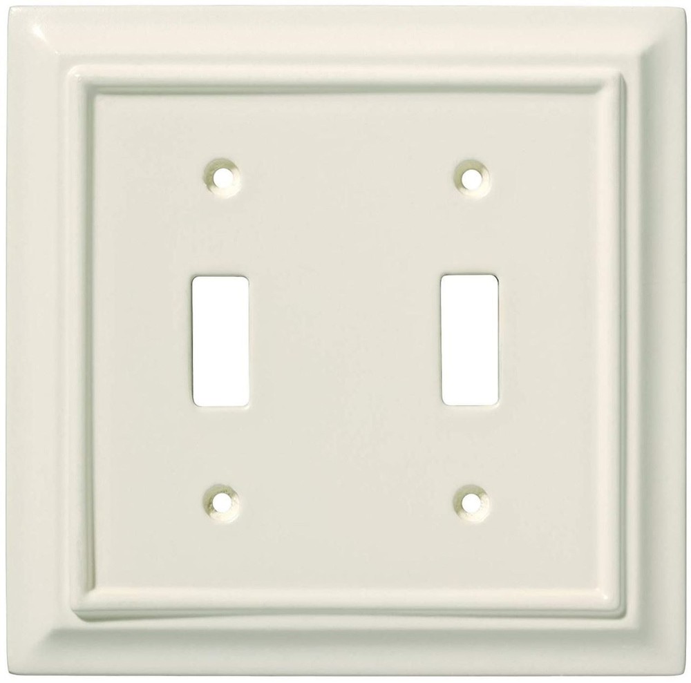 (As-Is) Brainerd - Wood Architectural Double Switch Wall Plate