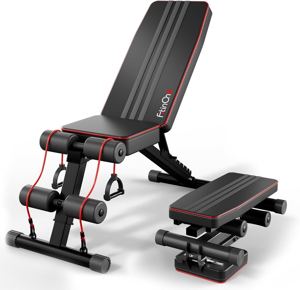 Adjustable Folding Weight Bench Home Gym 660 lbs Capacity Multi-Functional