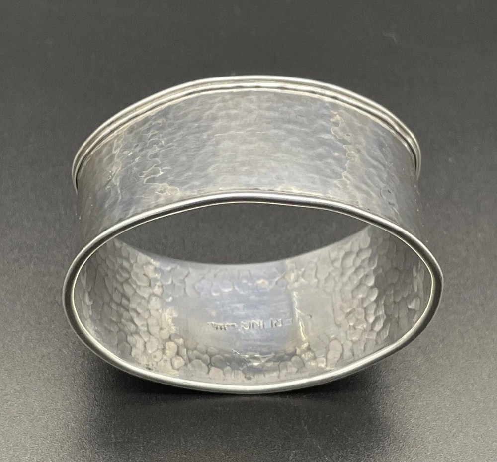 Sterling Silver Napkin Ring Engraved Name “Alvin” Webster