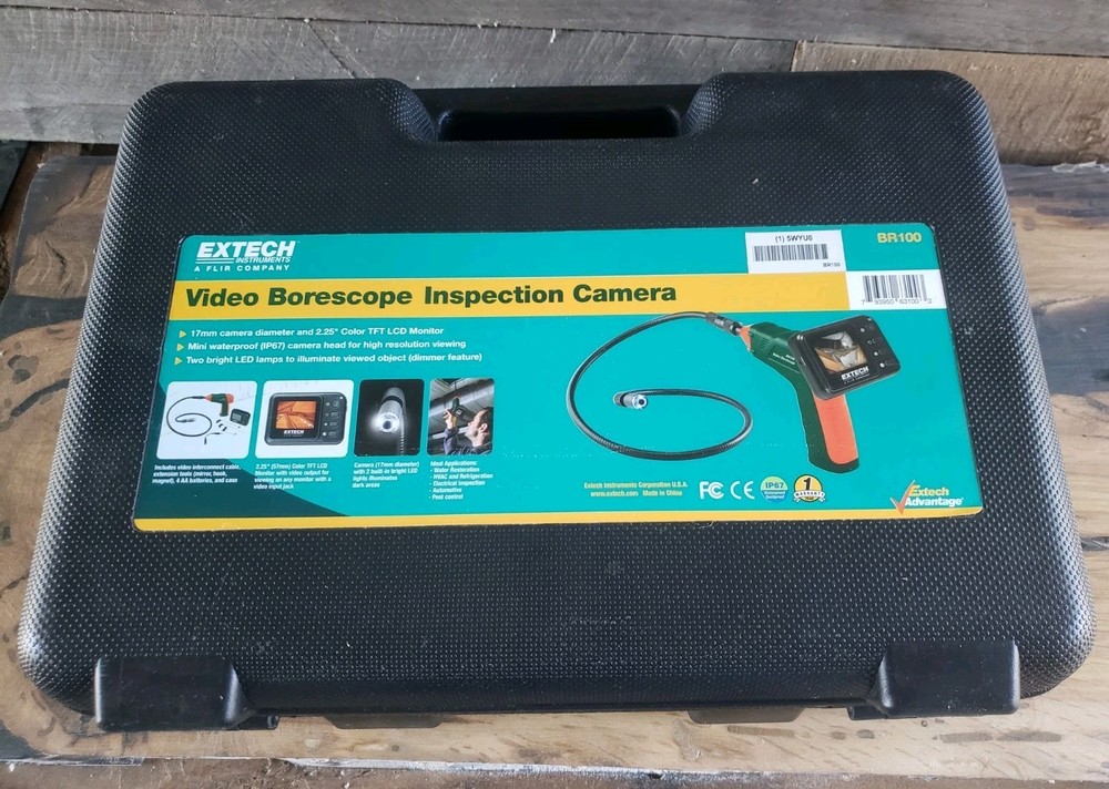 Extech BR100 Video Borescope Inspection camera