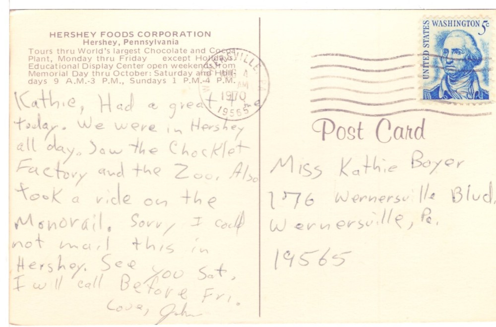 HERSHEY FOODS CORP., HERSHEY, PA - PC3242