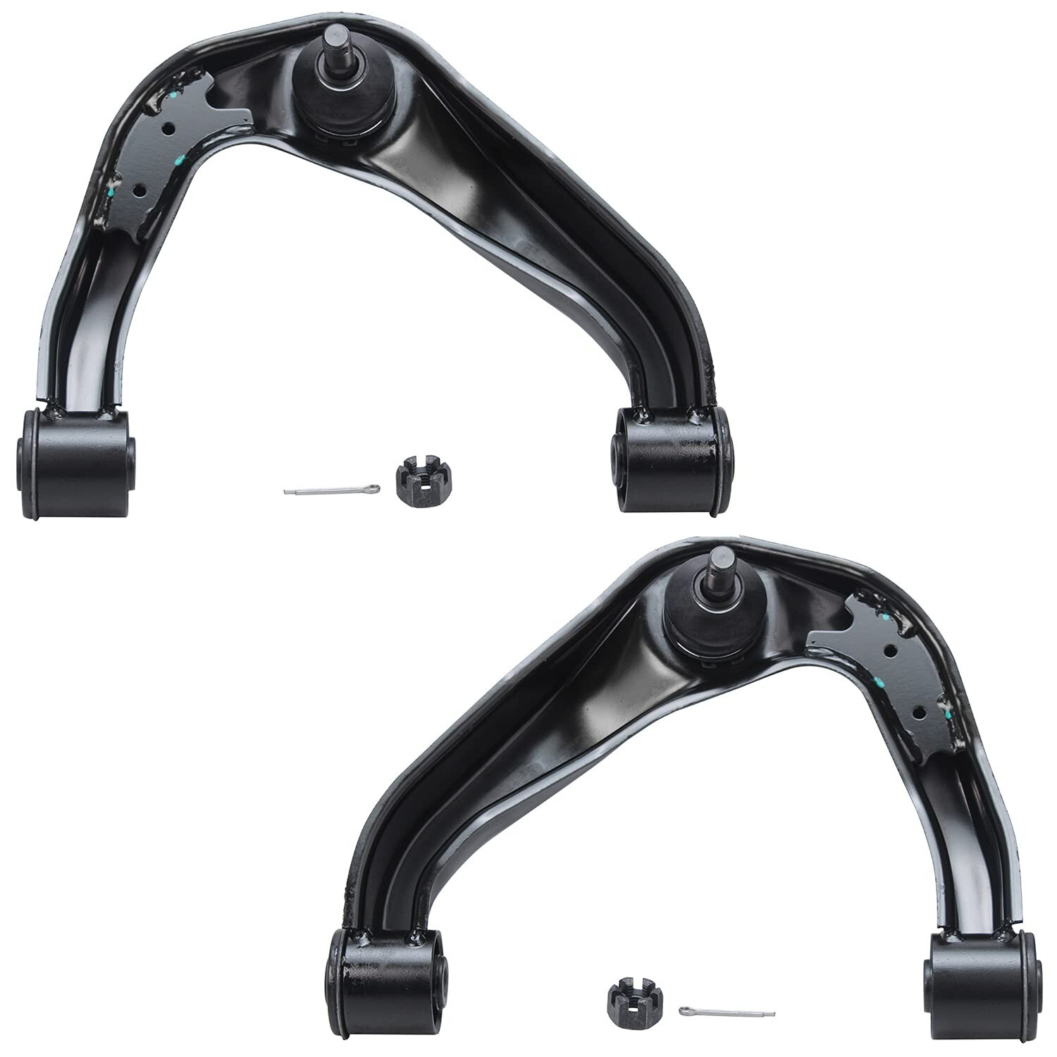 Front Upper Lower Control Arms End Kit for 2005 - 2018 Nissan Frontier Xterra