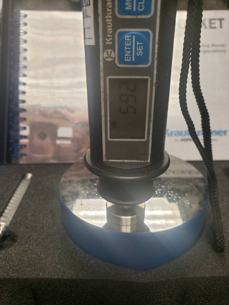 (4T) Krautkramer DynaPOCKET Portable Hardness Tester MIC 10