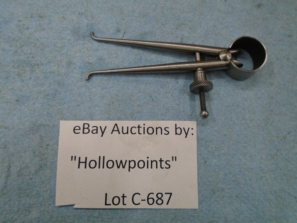 Lufkin 142 ToolMakers 2" Inside Caliper Round Leg Solid Nut for Machinist C687