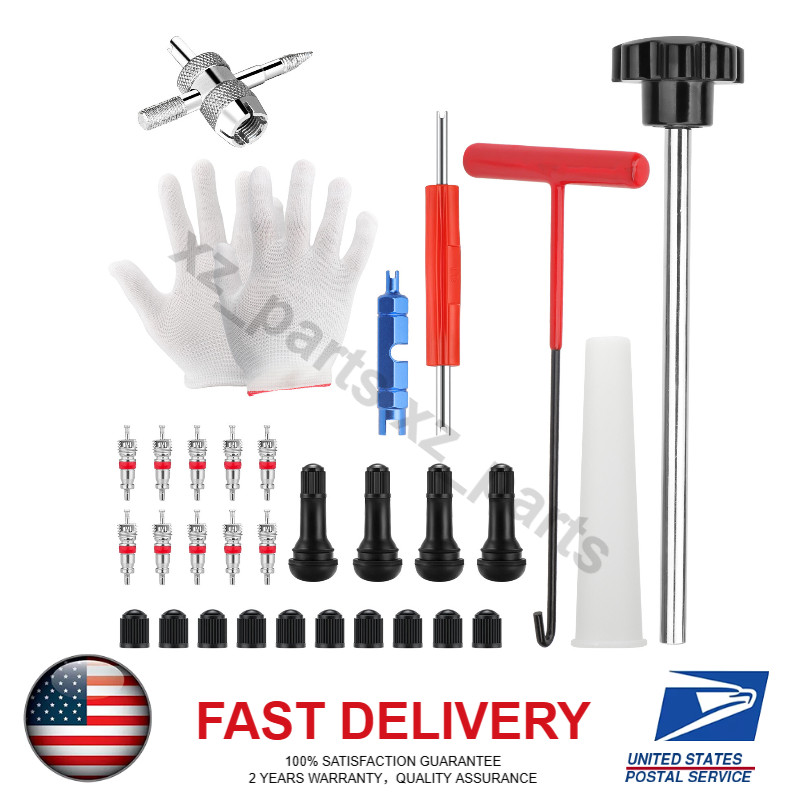 Tire Valve Stem Core Replacement Tool Kit TR413 Valve Core Remover Installer Set