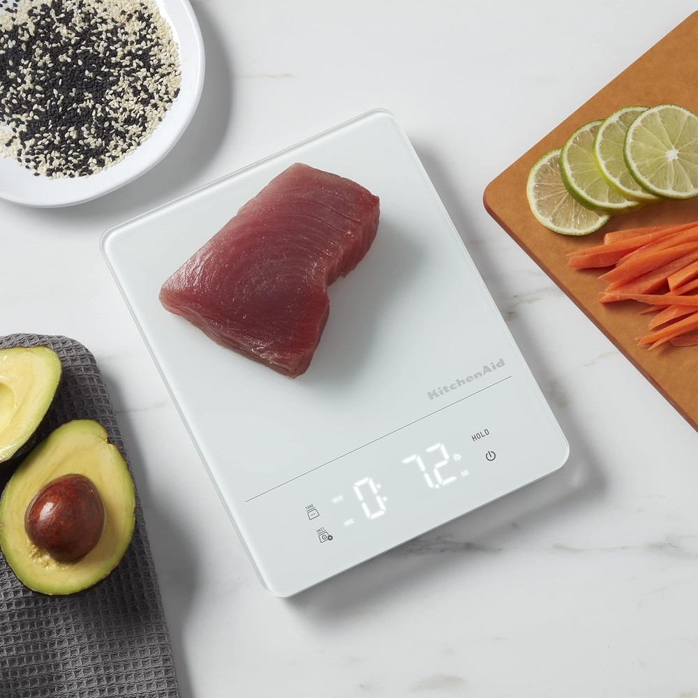 Digital Waterproof Kitchen & Food Scale LED readout 11 Pound Max