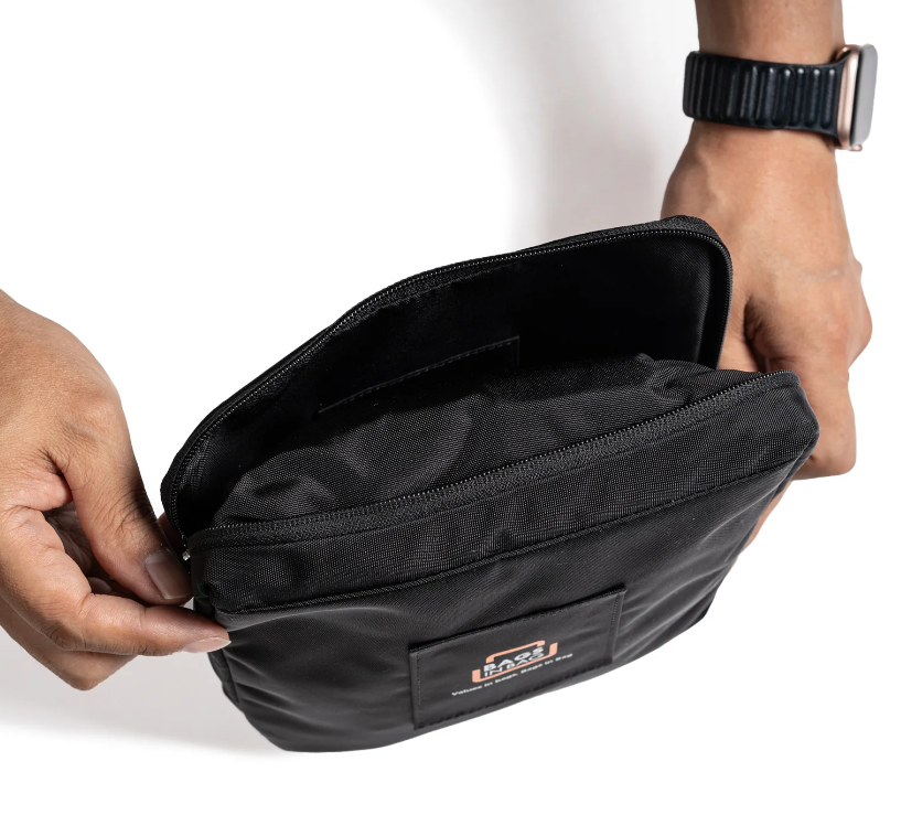 Bags in Bag Foldable BackPack Black