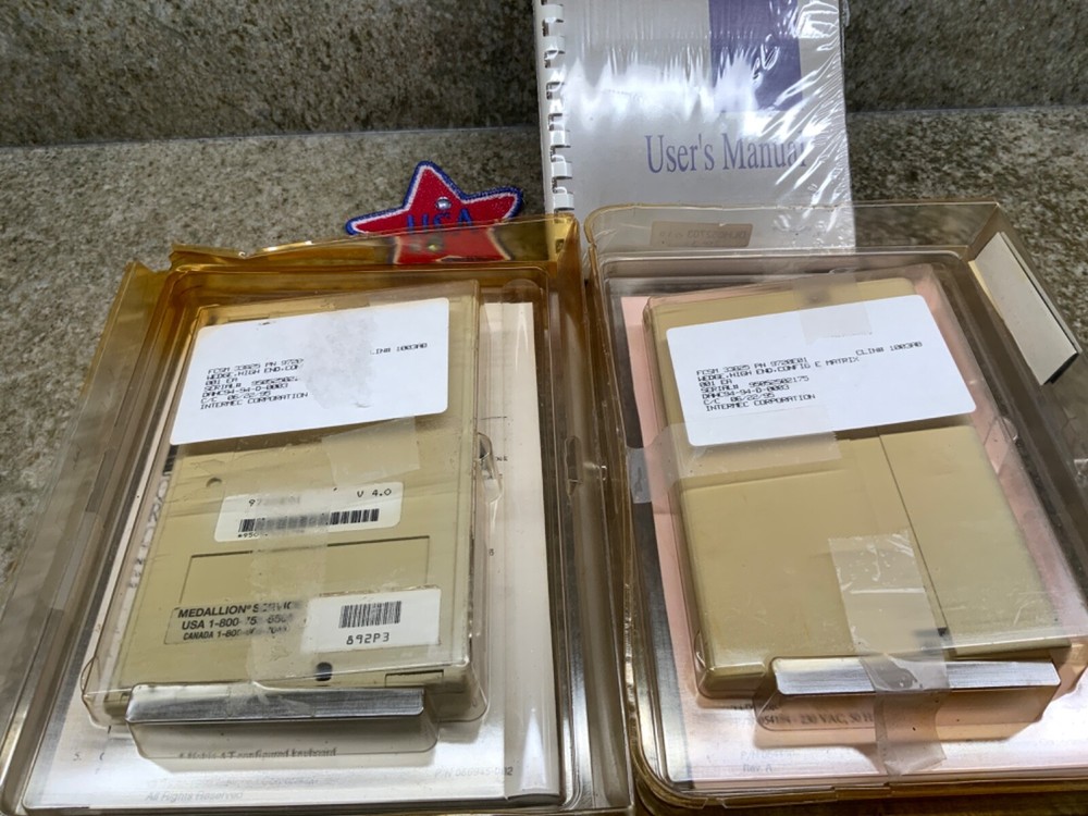 Set of 2 Intermec Wedge Reader 9720 with Quick Reference Card & Users Manual