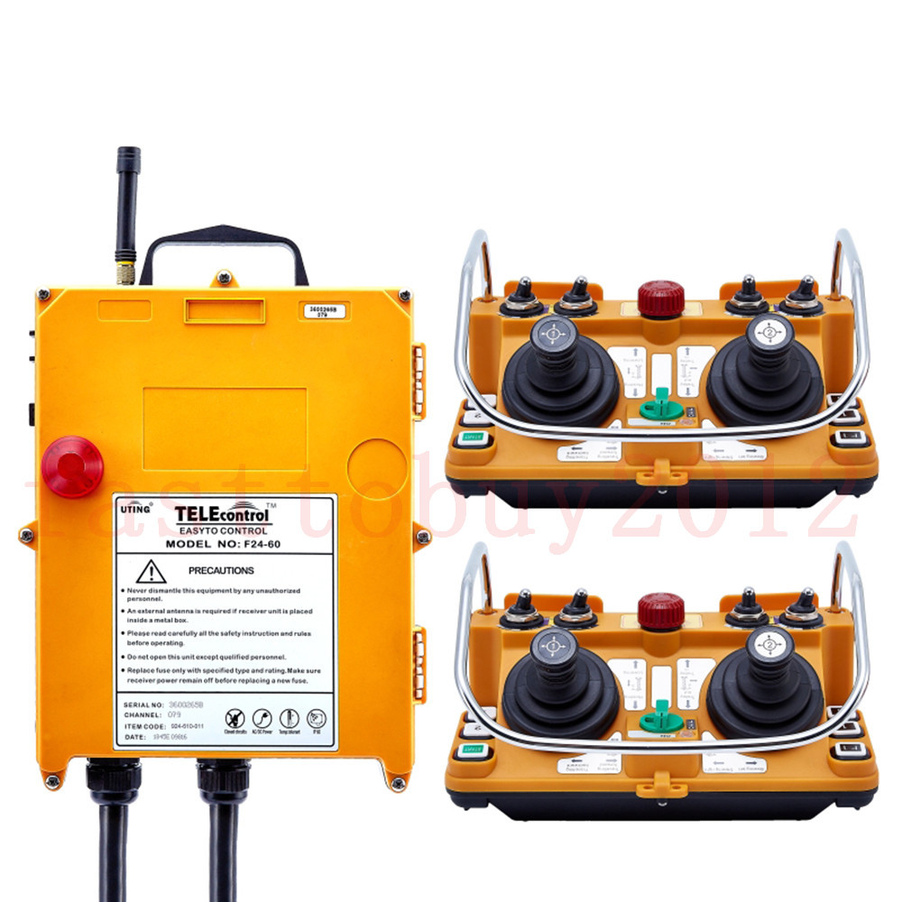 Industria Remote Control Wireless Joystick Crane AC/DC12V 2Transmitter+1Receiver
