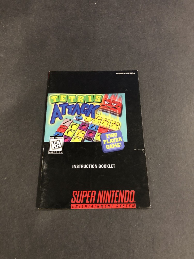 tetris attack snes Manual