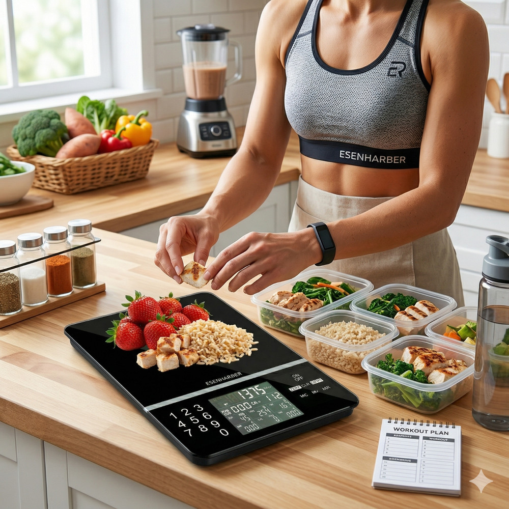 Digital Food Scale Nutritional Calculator Kitchen Weight Scale LCD Display