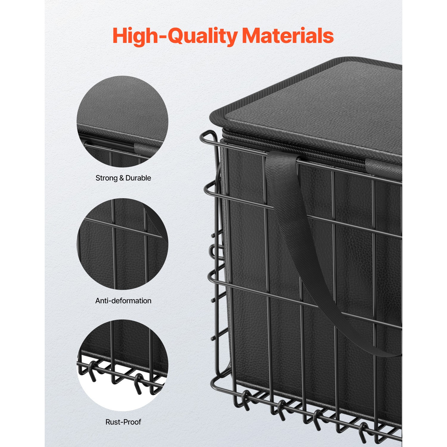 Rear Bike Basket Folding Bicycle Basket Cargo Net Liner Waterproof Cover