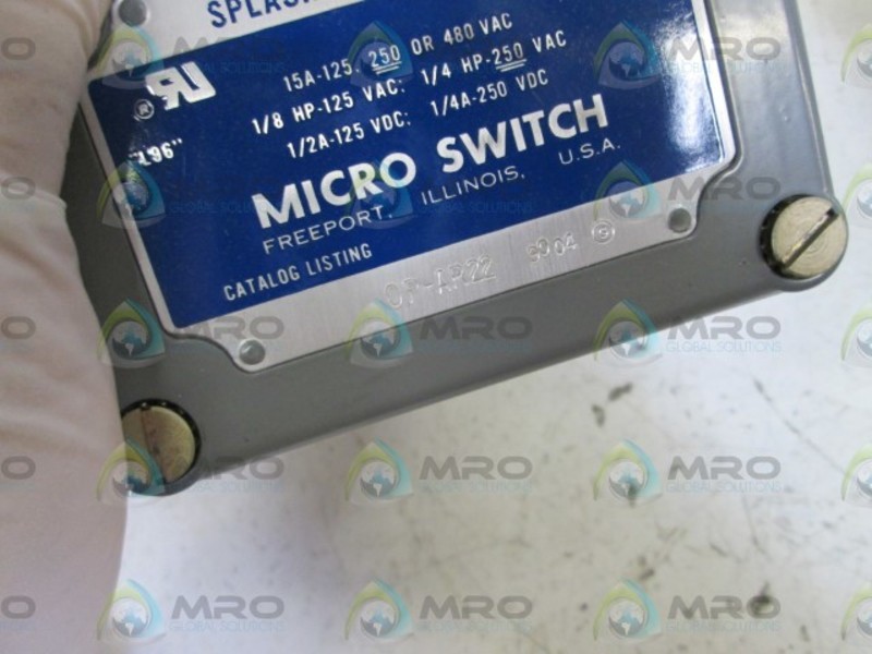 MICRO SWITCH SPLASH PROFF SWITCH OP-AR22 NSMP