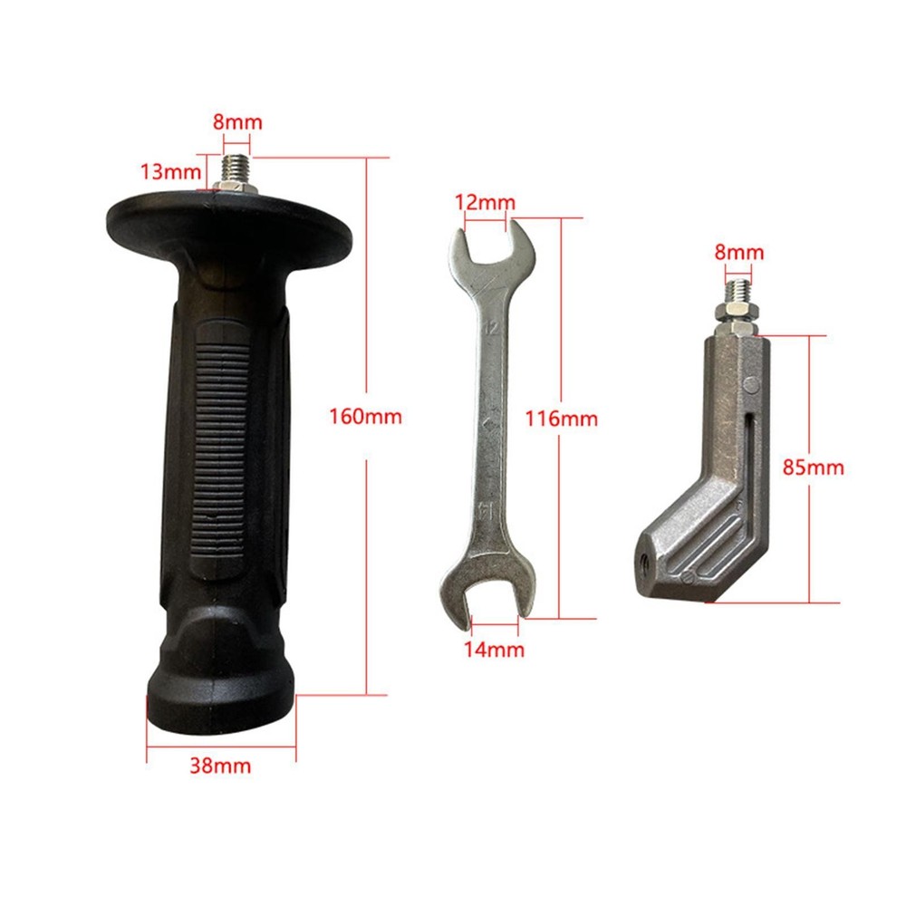 Professional Angle Grinder Handle Set M8 Thread Polishing Machine Handle