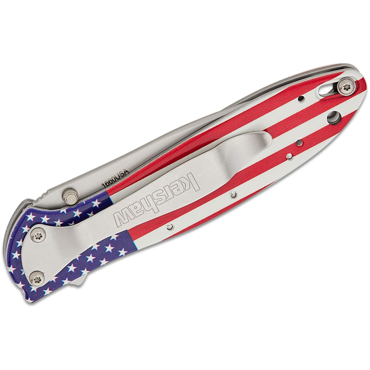 Kershaw Leek Assisted Open Liner Lock Drop Point Blade EDC Folding Pocket Knife