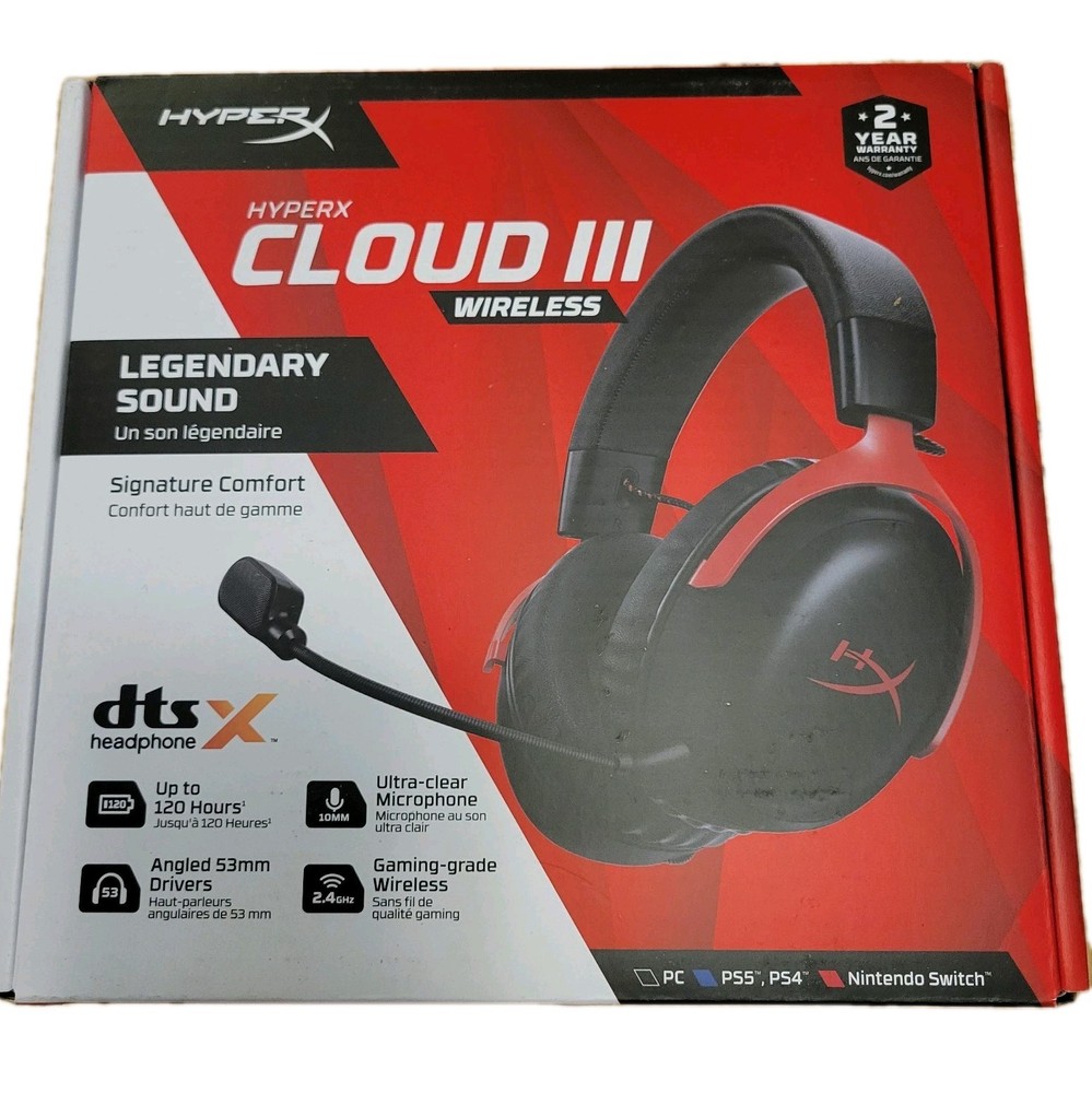 HP Hyper X Gaming Bundle Cloud 3 Mic, Haste Wireless Mouse, Alloy Core Keyboard